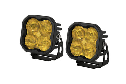 Diode Dynamics SS3 SAE Yellow Pro LED Pod (pair) Fog